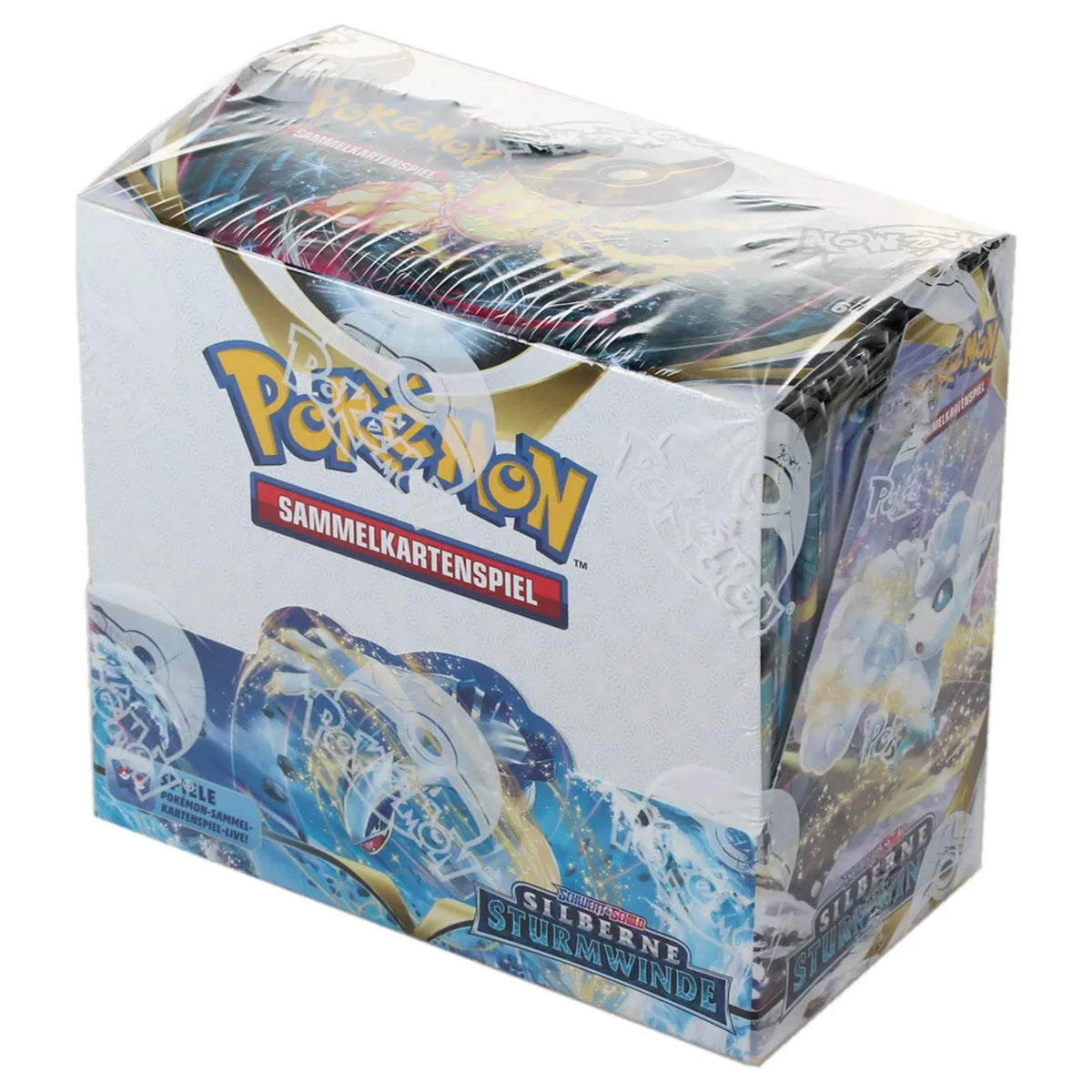 Pokémon - Schwert & Schild: Silberne Sturmwinde Booster Display - German