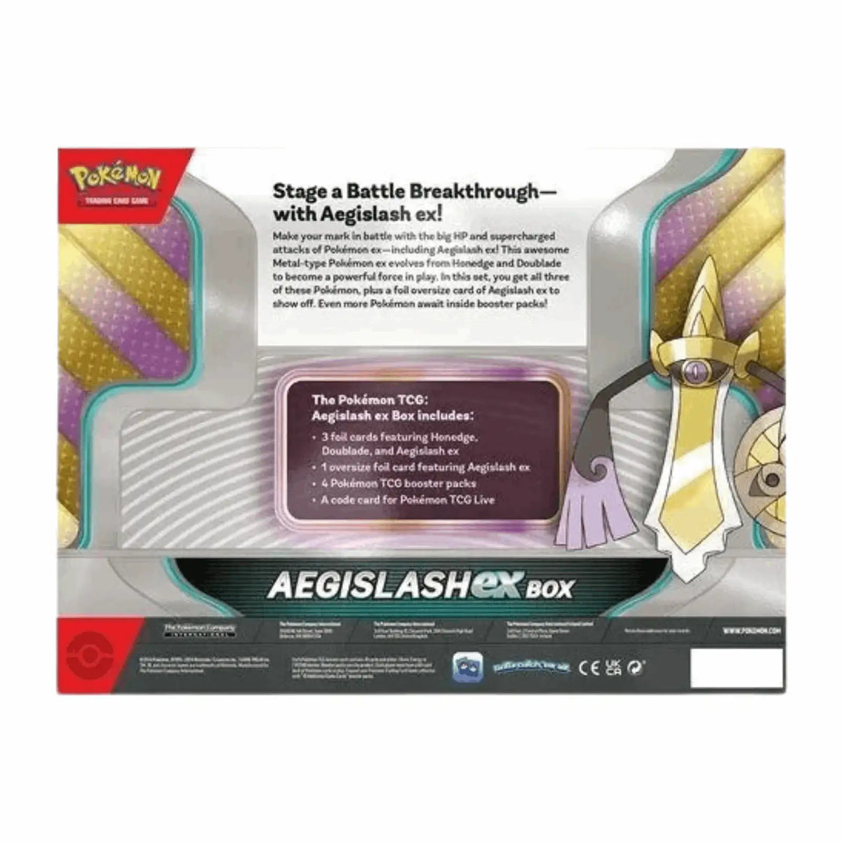 Pokémon - Aegislash EX Box - EN