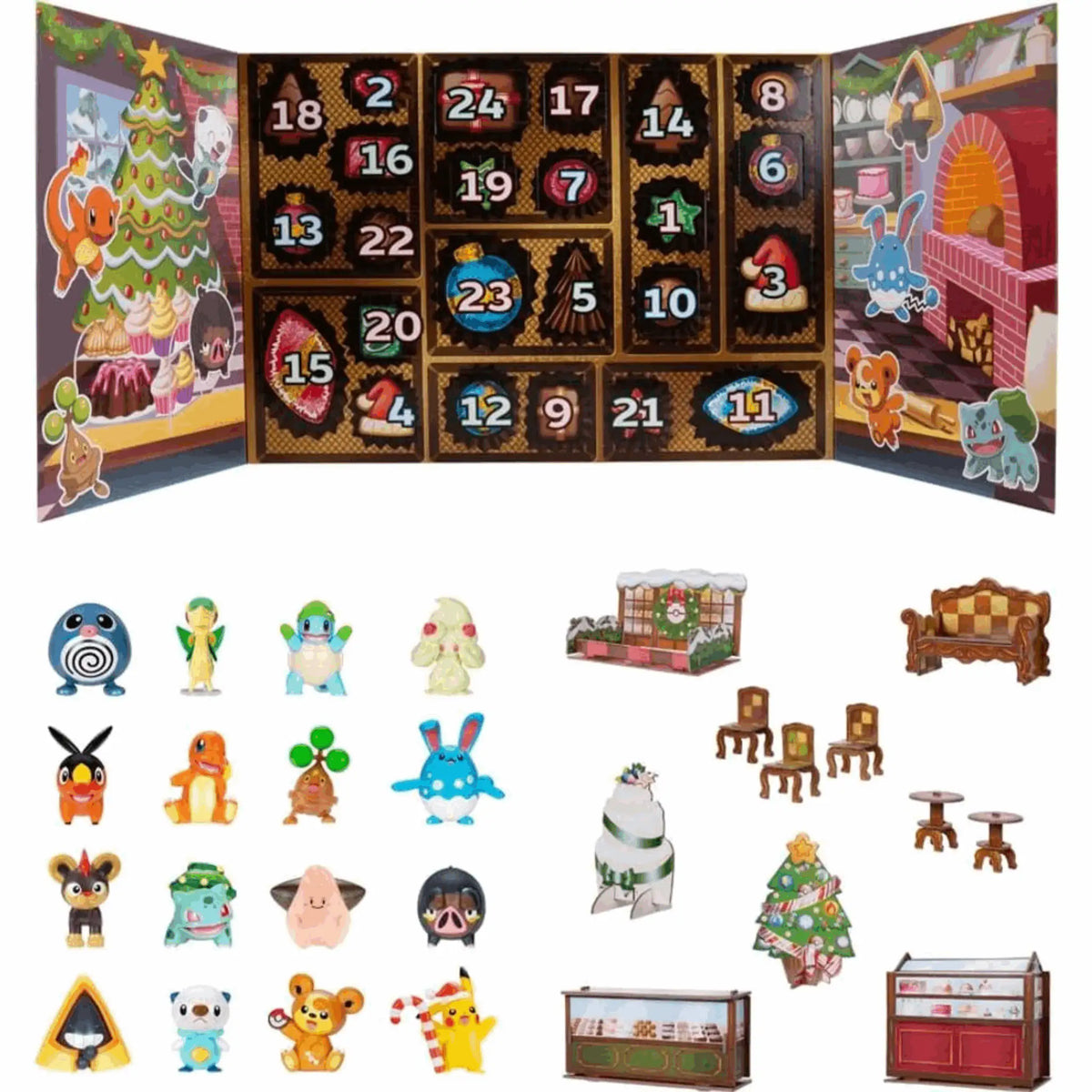 Pokémon - Holiday Figures Calendar - EN
