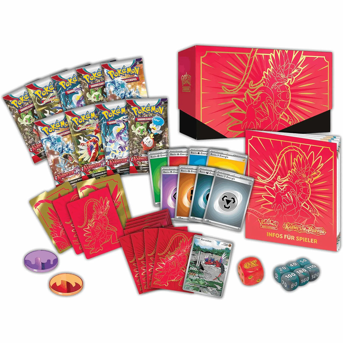Pokémon - Karmesin & Purpur: Koraidon Top Trainer Box - DE