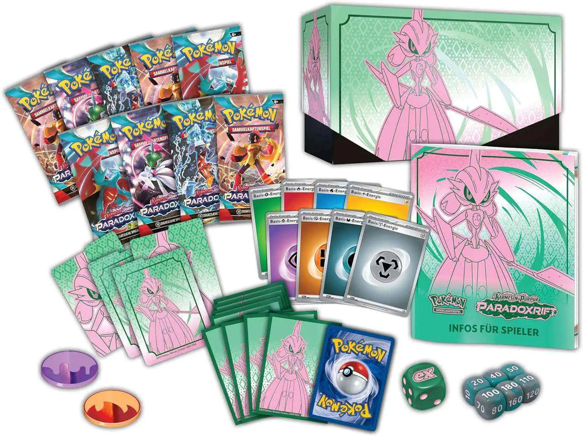 Pokémon - Karmesin & Purpur: Paradox Rift Eisenkrieger Top Trainer Box - DE