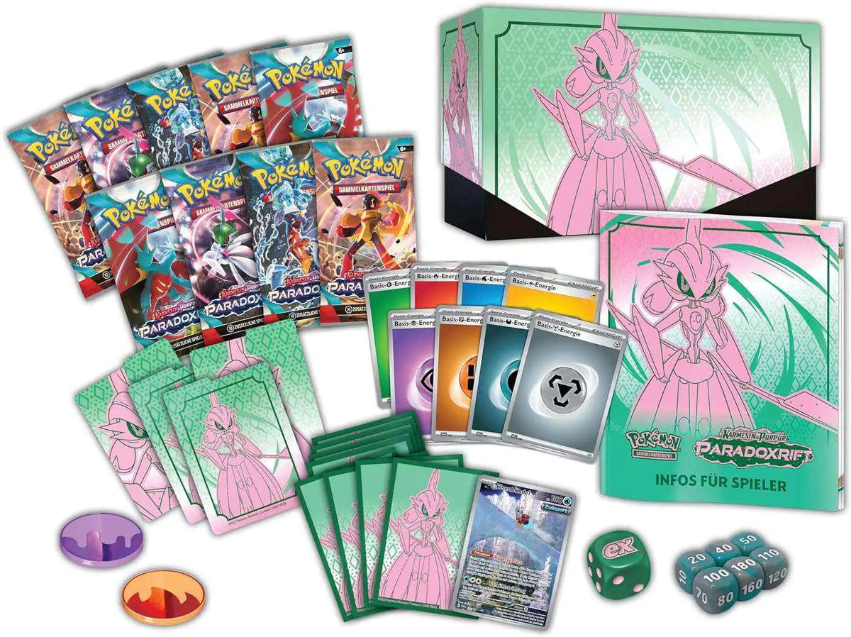 Pokémon - Karmesin & Purpur: Paradox Rift Eisenkrieger Top Trainer Box - DE