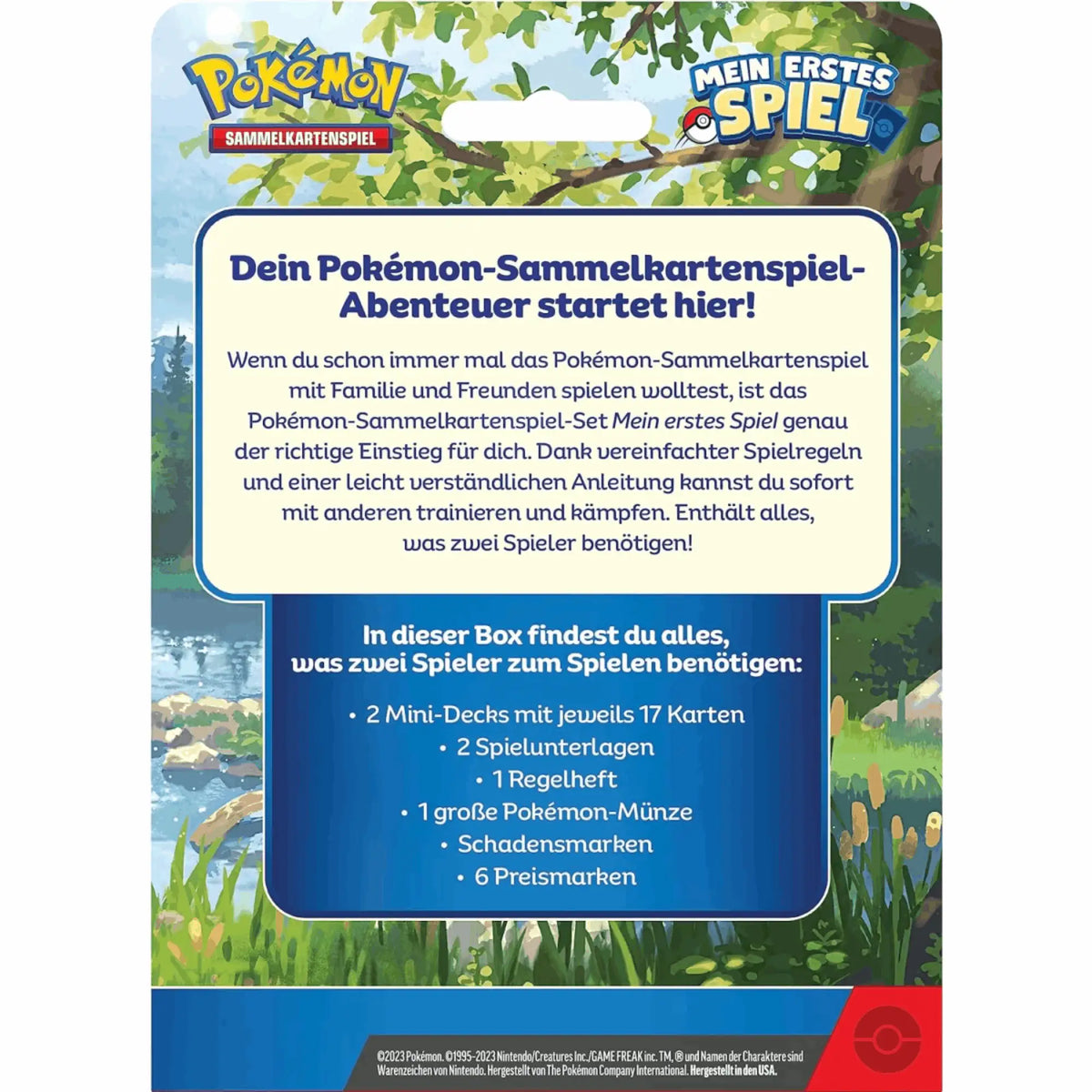 Pokémon - Mein erstes Spiel 2 Decks mit Glumanda & Schiggy - DE