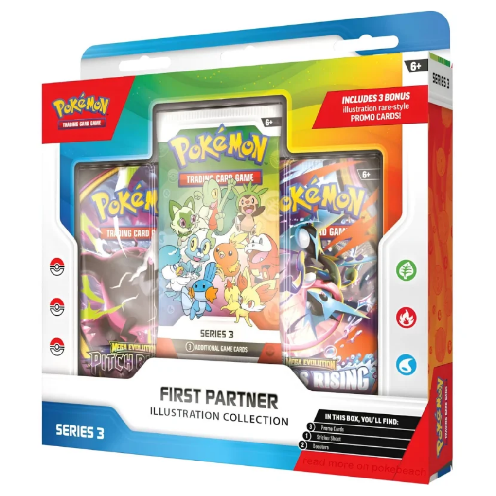 Pokémon - First Partner Illustration Collection Series 3 - Anglais