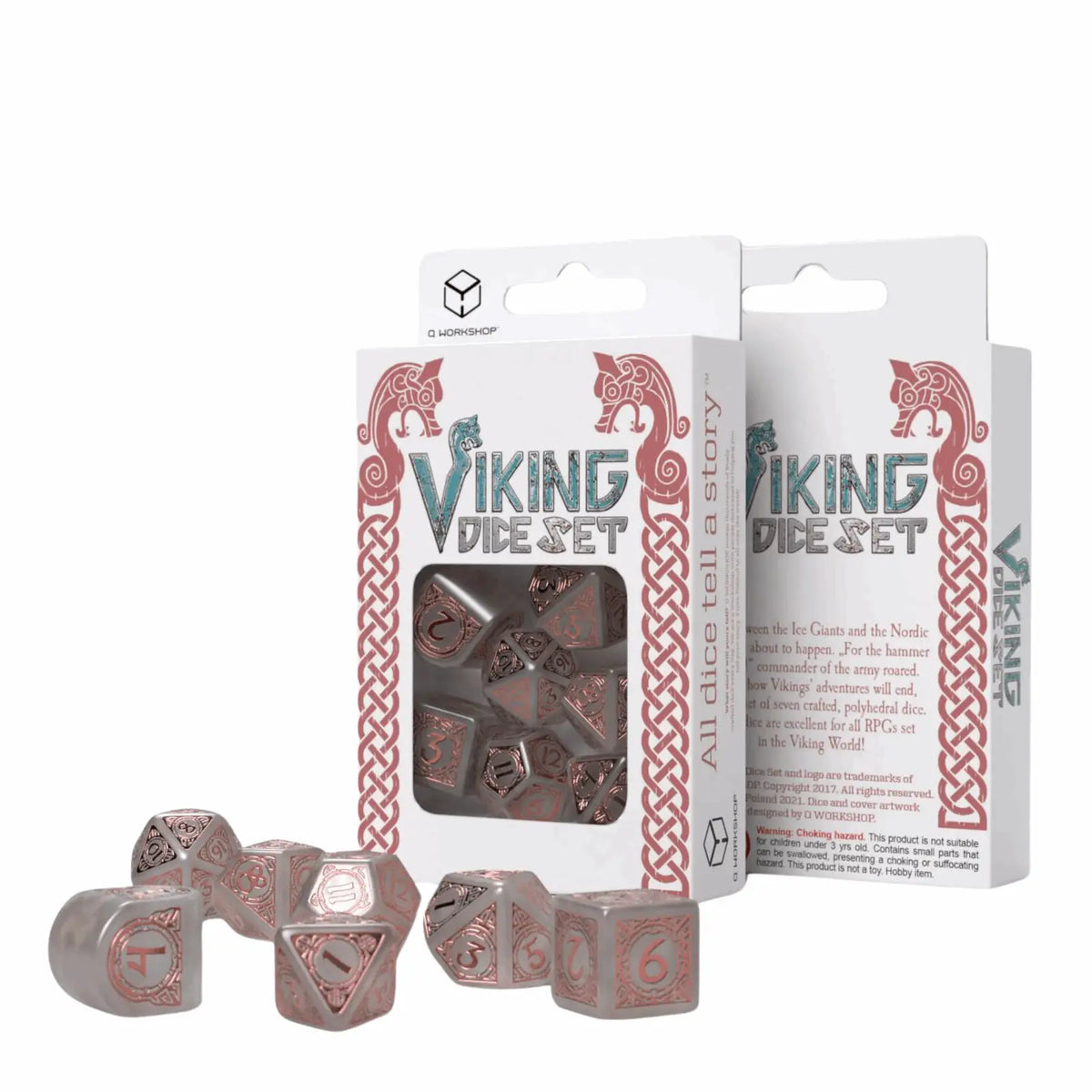 Q Workshop - Viking Modern Dice Set: Niflheim (7)