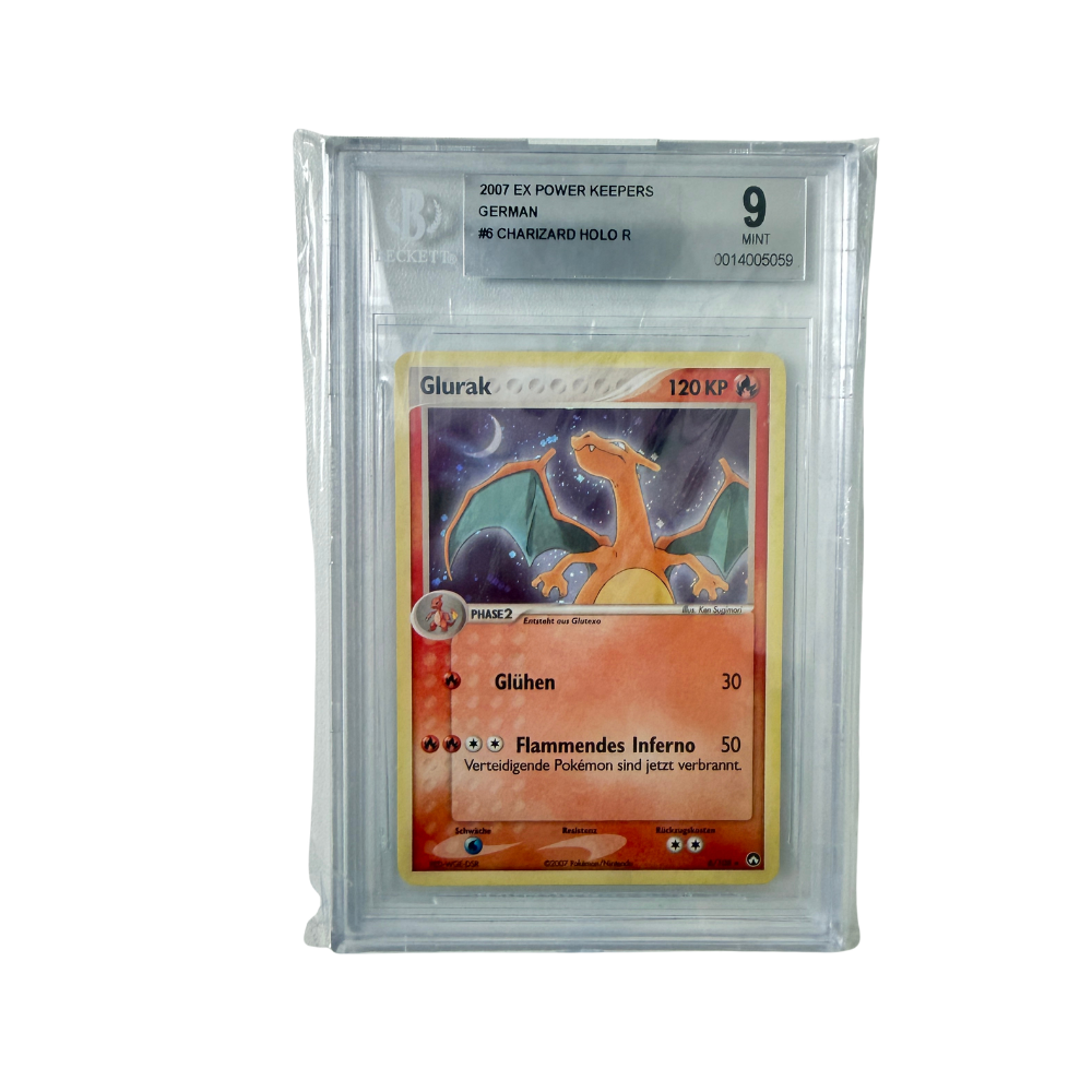 Pokémon - Dracaufeu #6/108 (EX Power Keepers Holo) – Beckett 9 Mint