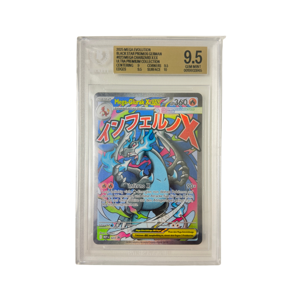 Pokémon - Mega-Dracaufeu X ex #023 (Mega Evolution Promo) – Beckett 9.5 Gem mint