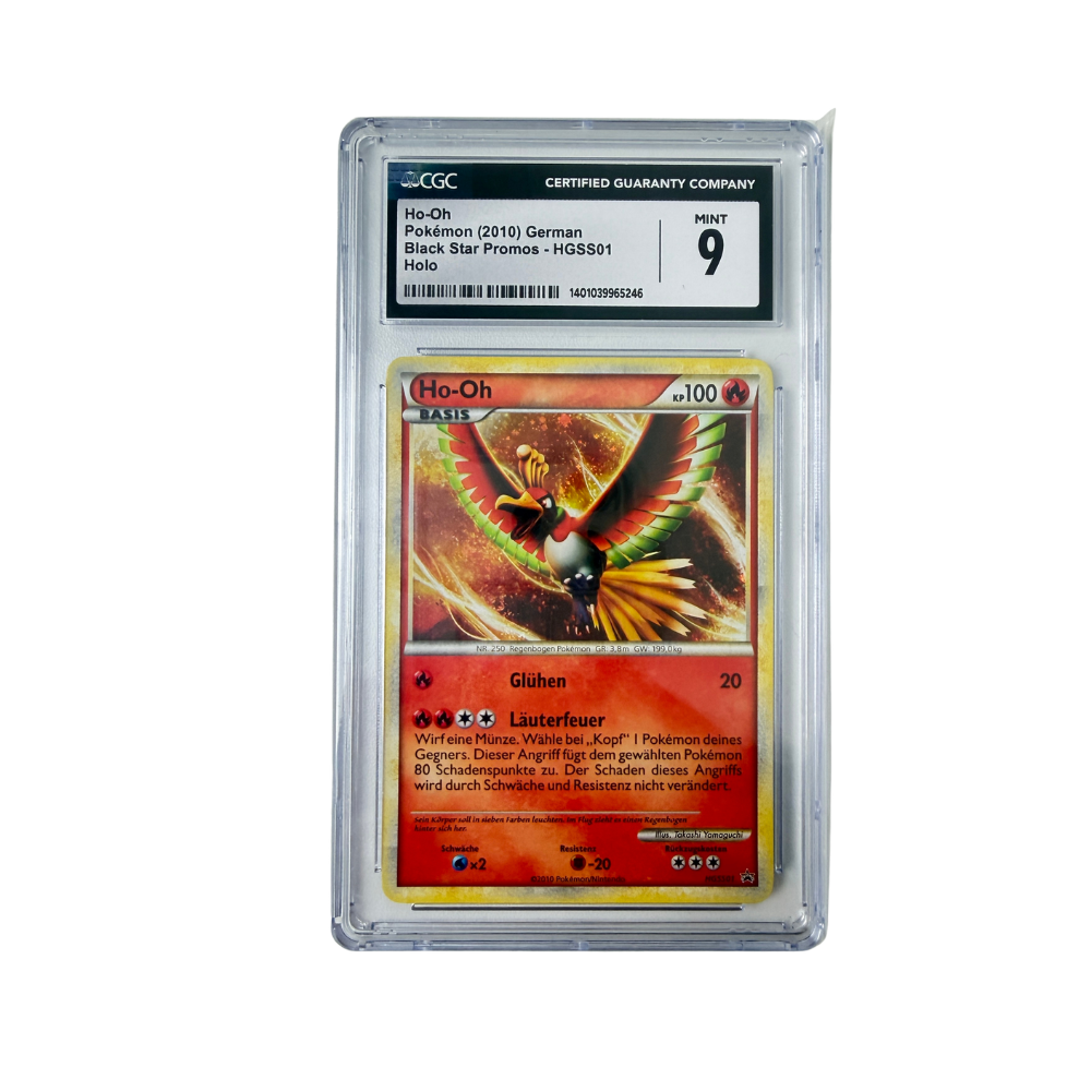 Pokémon - Ho-Oh #HGSS01 (Black Star Promo) – CGC 9 Mint