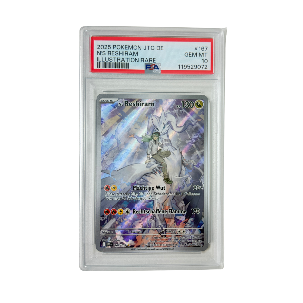 Pokémon - N's Reshiram #167/159 (Journey Together) – PSA 10 Gem Mint