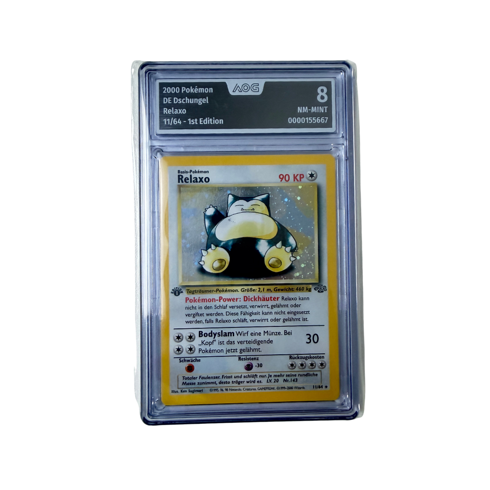 Pokémon - Ronflex #11/64 (Dschungel 1st Edition) – AOG 8 NM-MINT