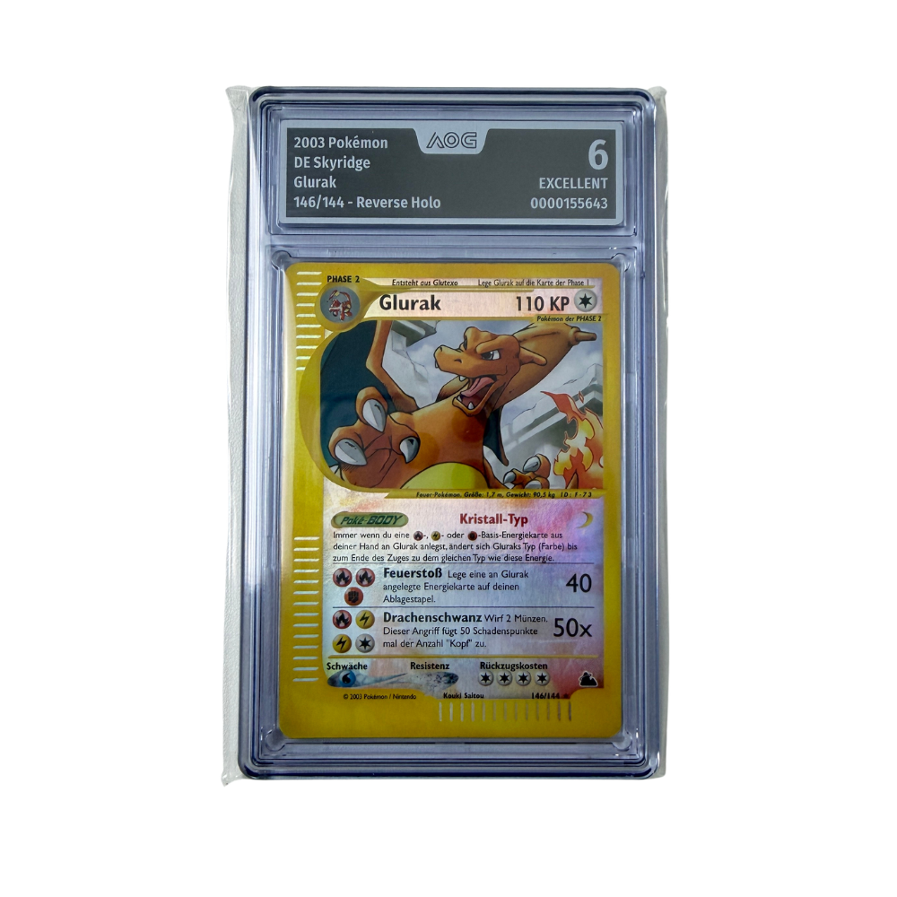 Pokémon - Charizard #146/144 (Skyridge Reverse Holo) – AOG 6 Excellent