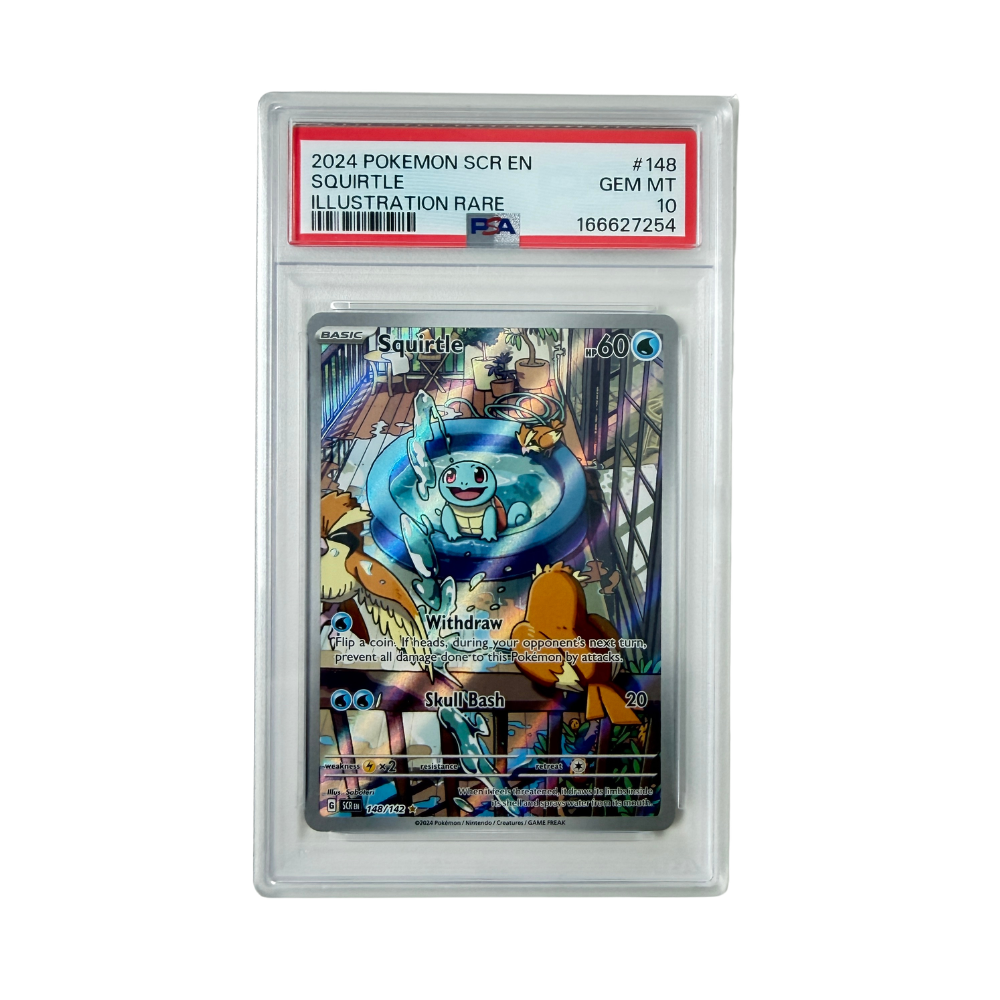 Pokémon - Squirtle #148/142 (Stellar Crown) – PSA 10 Gem mint