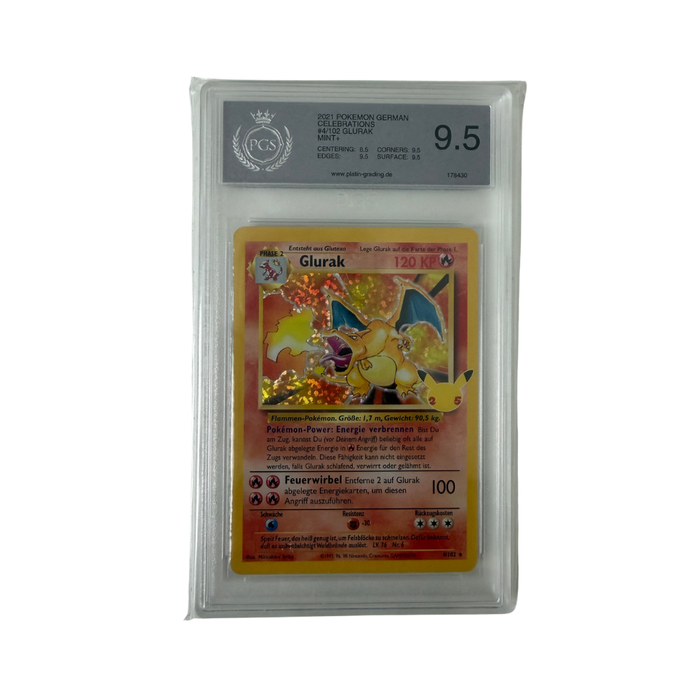 Pokémon - Charizard #4/102 (Celebrations) – PGS 9.5 Mint+
