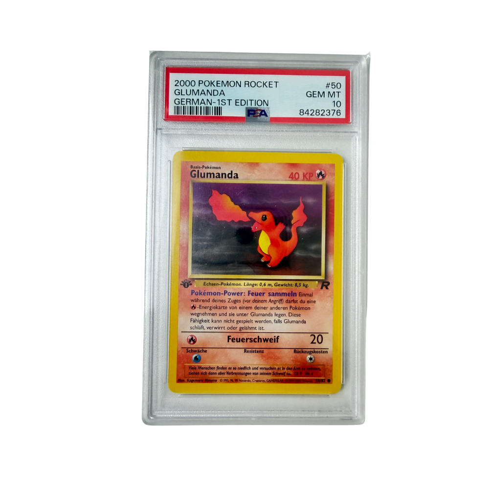Pokémon - Charmander #50/82 (Team Rocket 1st Edition) – PSA 10 Gem Mint