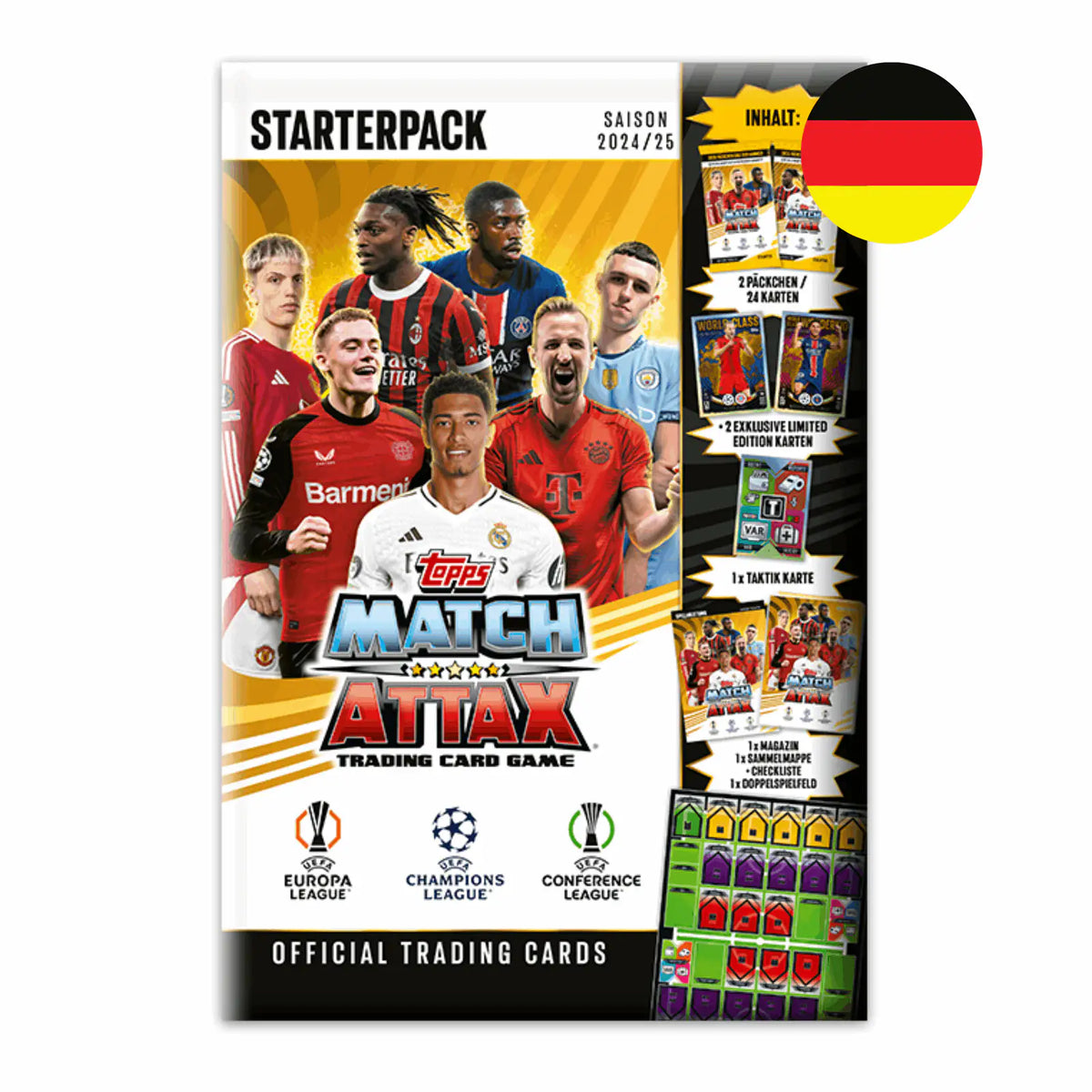 Topps Champions League 24/25 Match Attax - Starterpack - DE