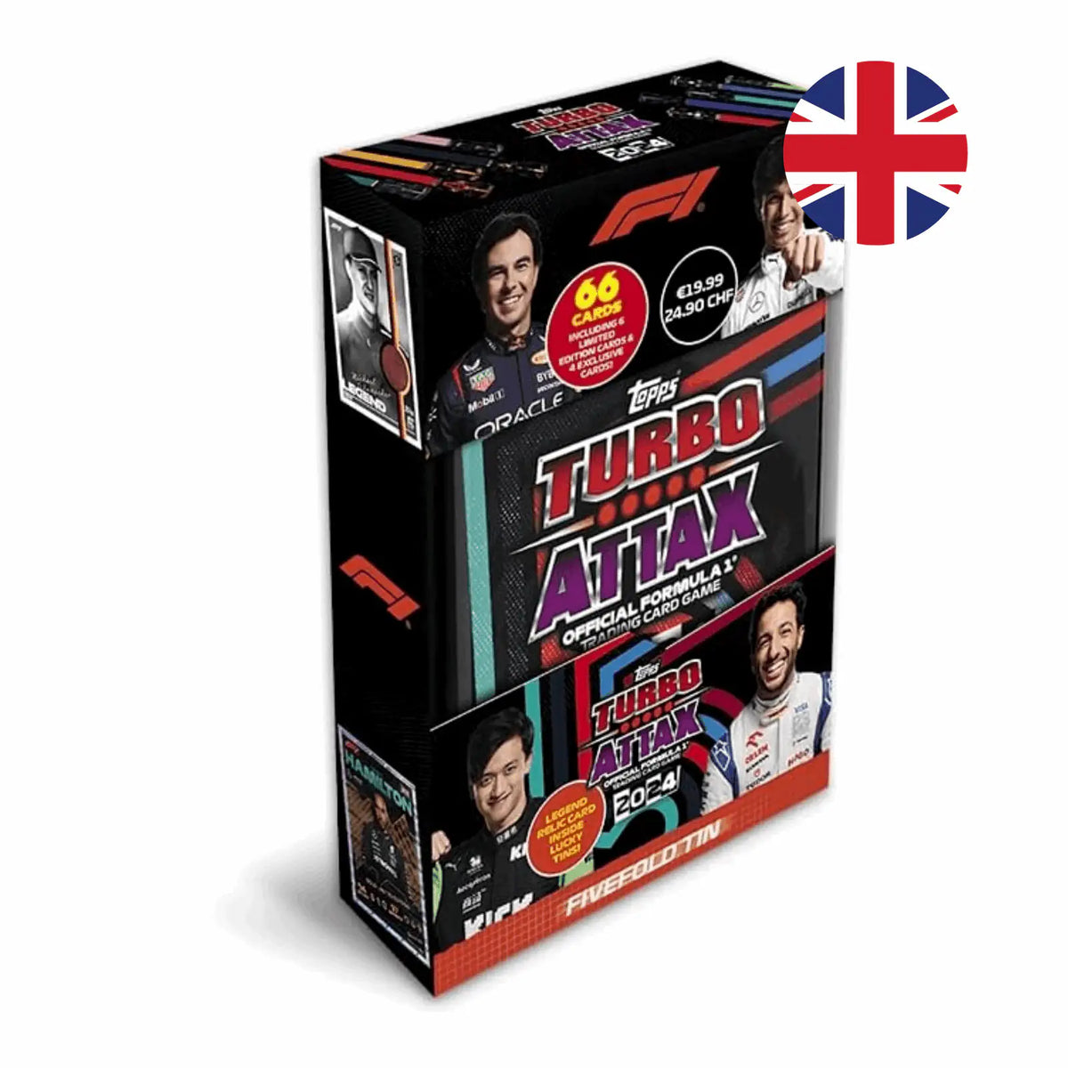 Topps Turbo Attax Formula 1 2024 - Fivefold Tin - EN