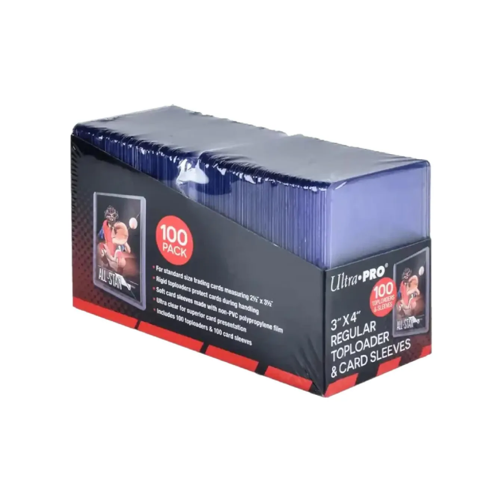 Ultra PRO Regular Toploader & Soft Sleeves 100-pack Bundle