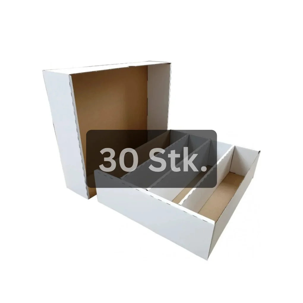 cardcosmos Card Boxes for 4000 Cards – Storage Boxes with 4 Rows