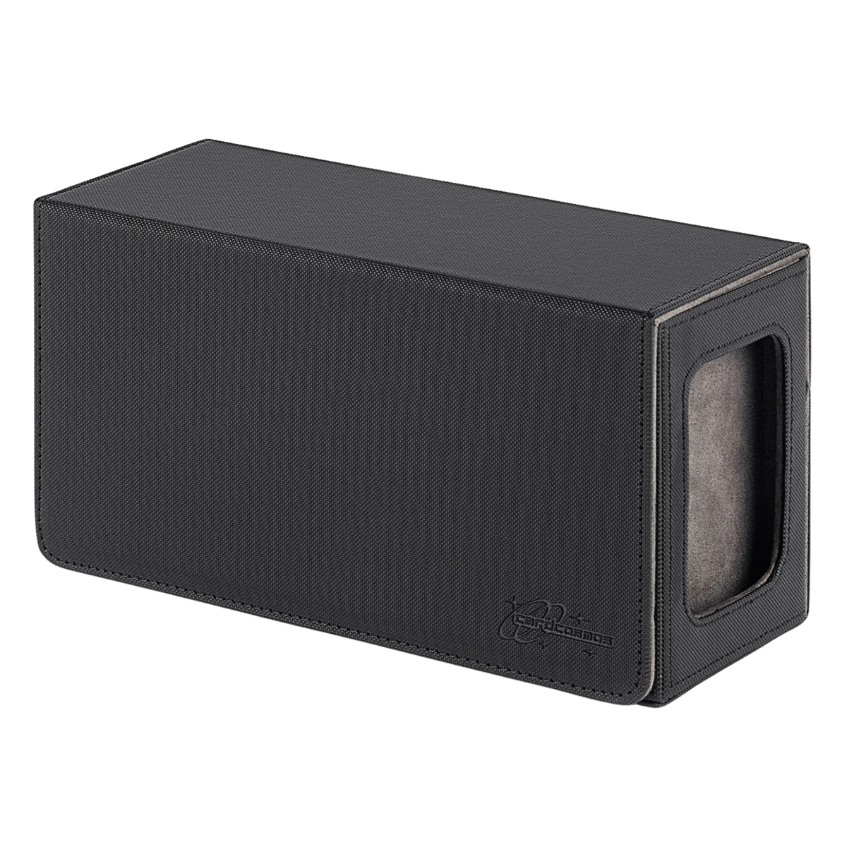 cardcosmos - Boîte de deck premium 200+ avec plateau à dés Noir