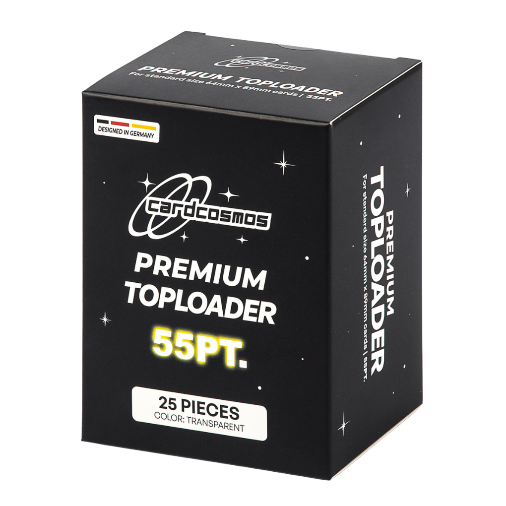 cardcosmos - 3" x 4" Premium Top Loader 55PT | 25 pcs