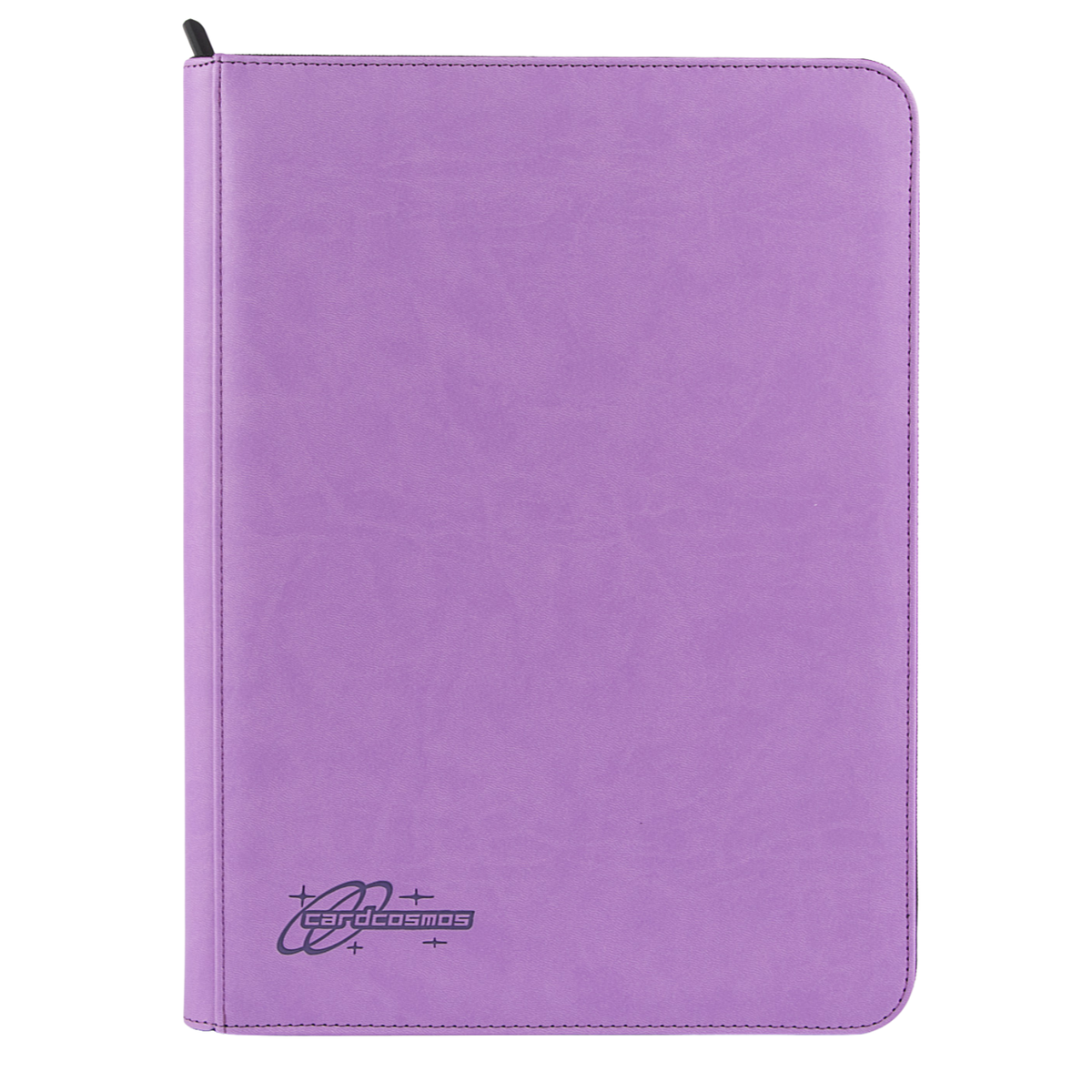 cardcosmos - 9 Pocket Zip Premium leather binder - Purple