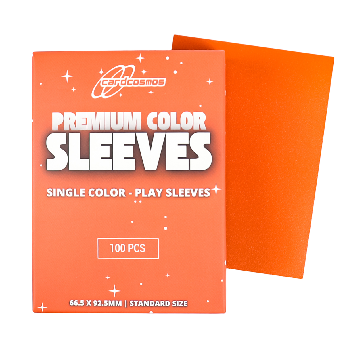 cardcosmos - Protège cartes mats premium orange | 100stk