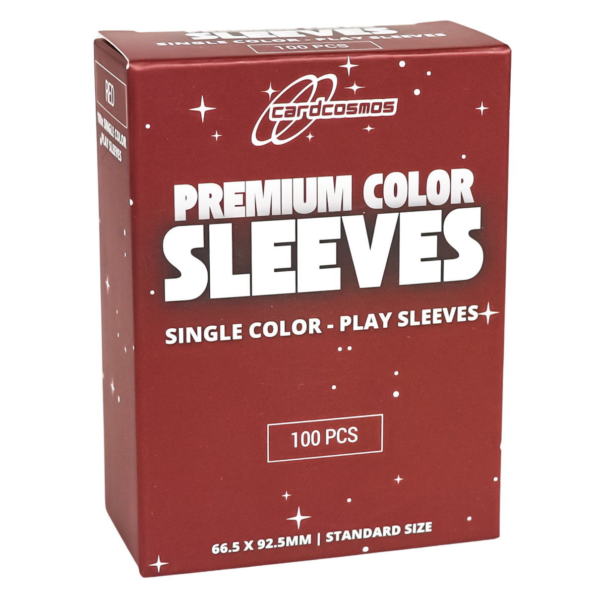 cardcosmos - Protège cartes mats premium rouge | 100stk