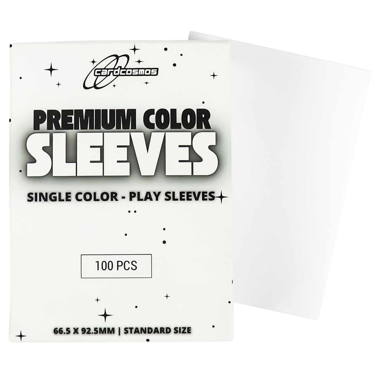 cardcosmos - Protège cartes mats premium blanc | 100stk