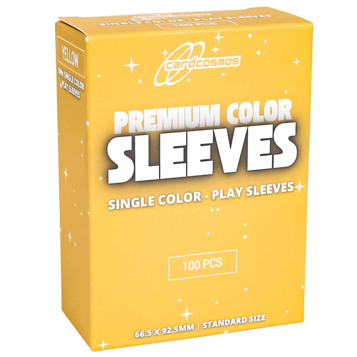 cardcosmos - Protège cartes mats premium jaune | 100stk