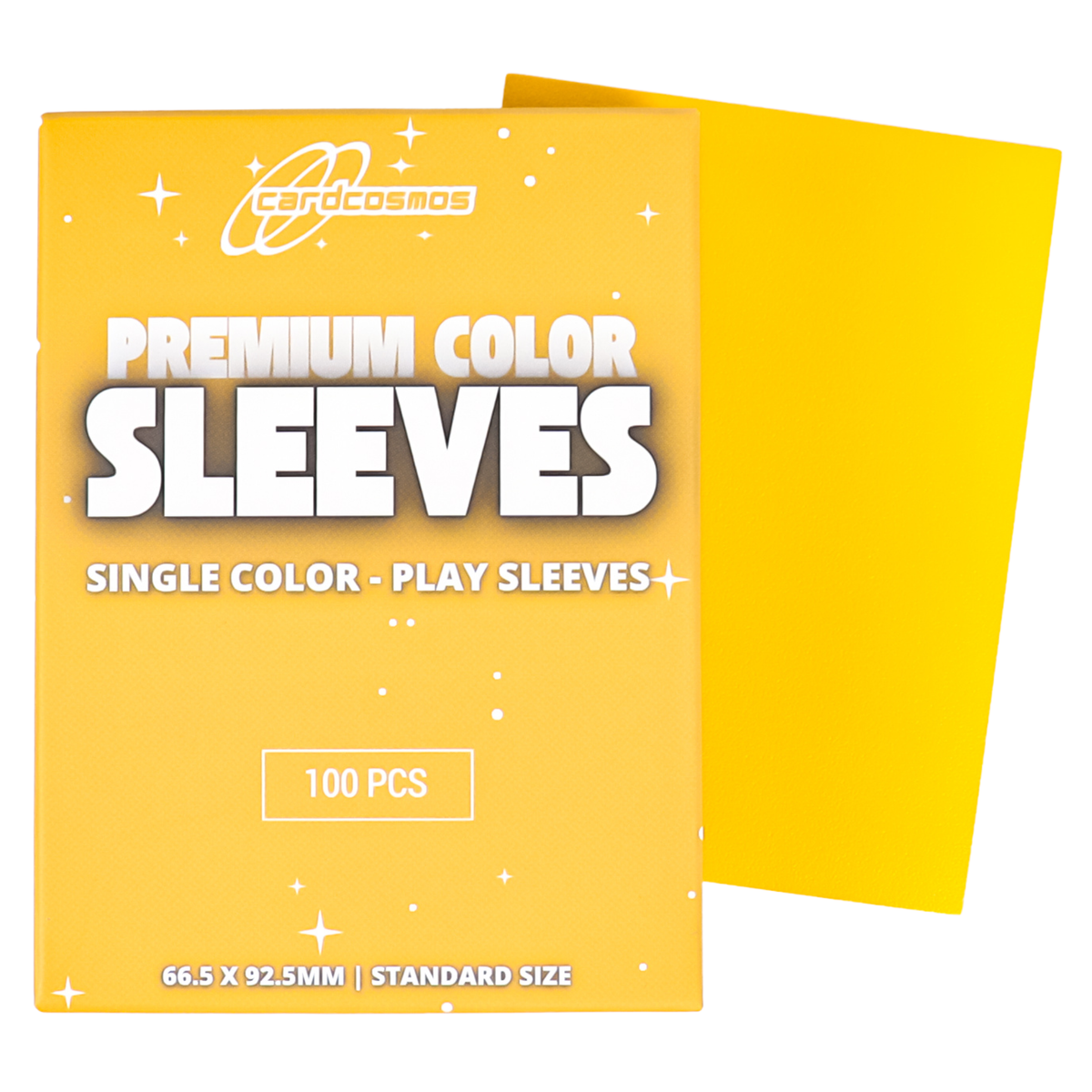 cardcosmos - Protège cartes mats premium jaune | 100stk