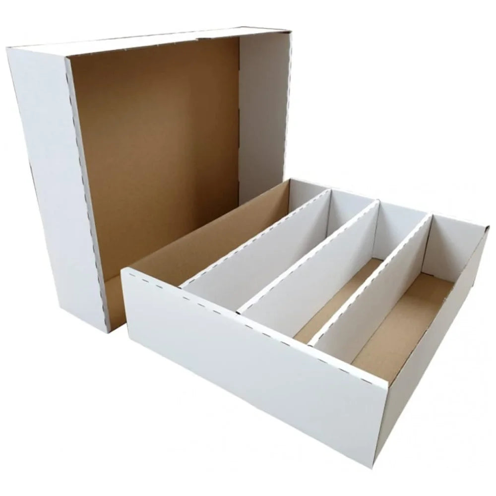 cardcosmos Boîtes pour 4000 cartes – Boîtes de rangement avec 4 rangées