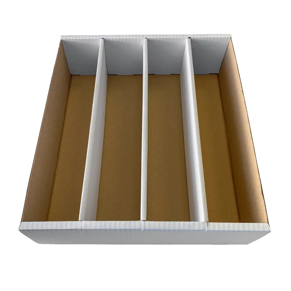 cardcosmos Boîtes pour 4000 cartes – Boîtes de rangement avec 4 rangées