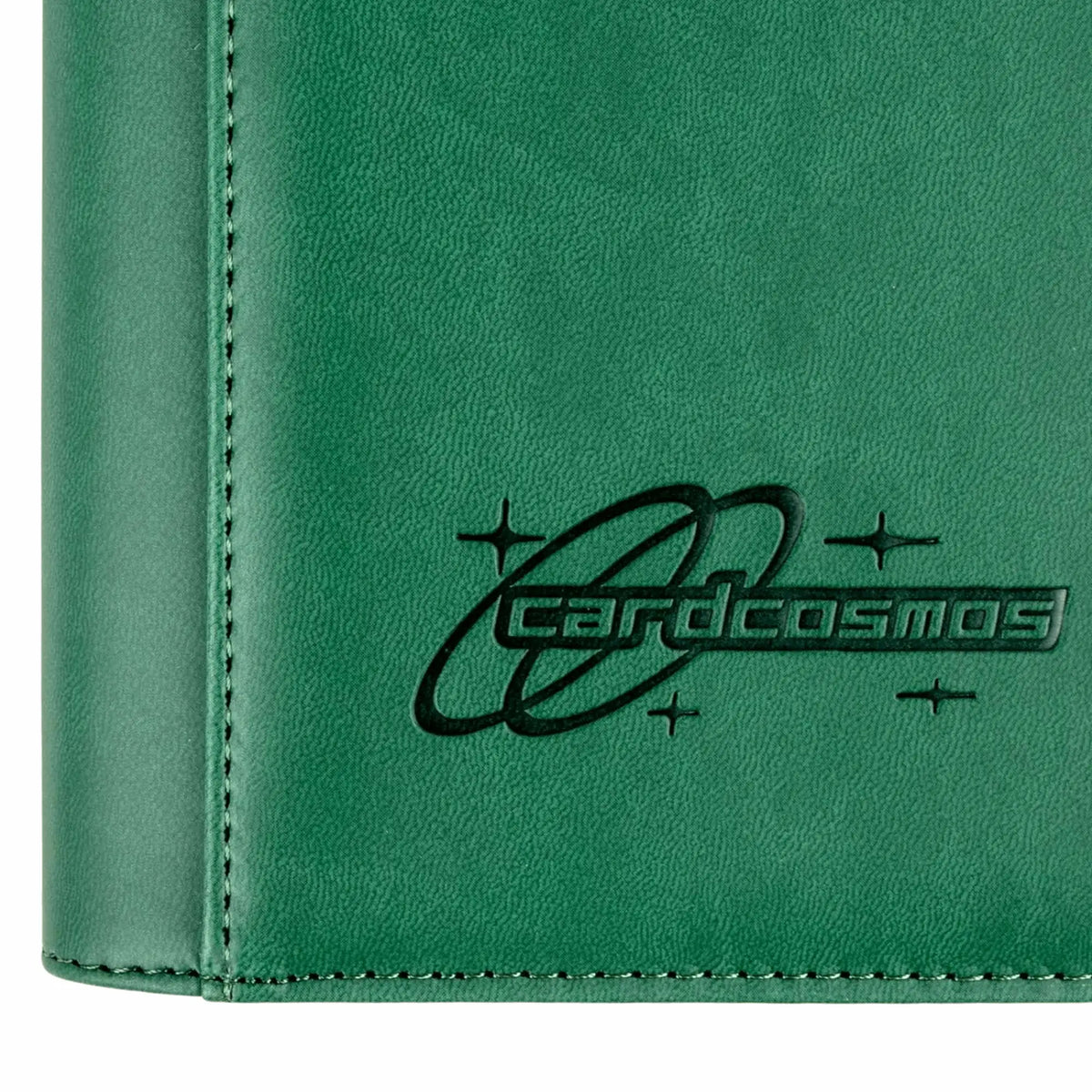 cardcosmos - 9 Pocket Strap Premium Leather Binder - Dunkelgrün
