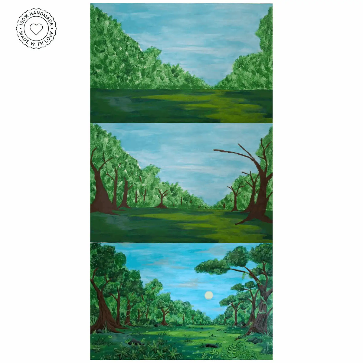 cardcosmos - Artwork 9 Pocket Zip Binder - Forest Sunrise