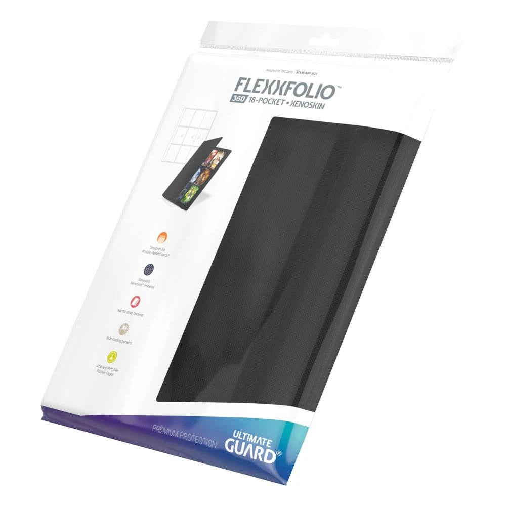 Ultimate Guard Flexxfolio 360 18-Pocket Xenoskin Noir