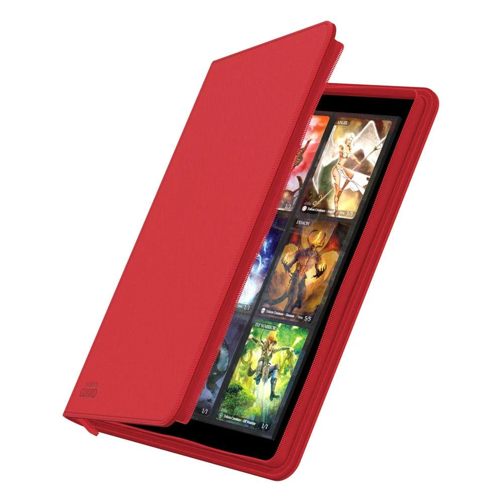 Ultimate Guard Zipfolio 360 18-Pocket Xenoskin Red